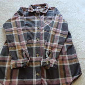 Maurices Fleece Shacket Size M